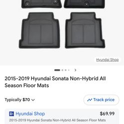 2015-2019 Hyundai Sonata Floor Mats