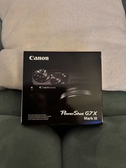 Canon PowerShot G7 X Mark III Camera (Black)