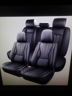 New premium seat cover set universal fit for most 2000-2026 sedans, mid size SUVs and trucks 5-seat set