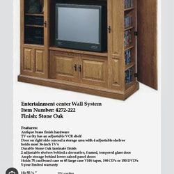 Cherry Color Sauder Entertainment Center