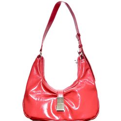Red Handle Bag With Adjustable Straps