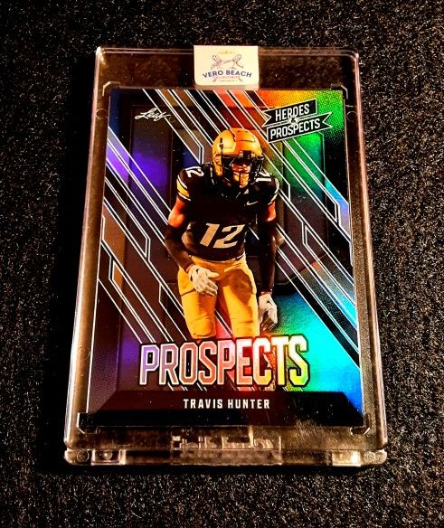 Travis Hunter 2024 leaf Prospects Rookie /99 JACKSONVILLE JAGUARS NFL
