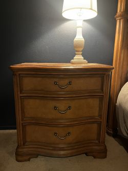 Heavy, solid wood Nightstands