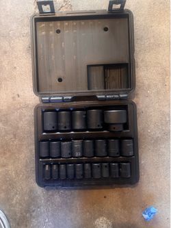 Armstrong impact socket 1/2 drive 6 Point-US Made 23 Piece Set 10mm- 46mm