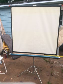 Project Screen &stand(50x50)inch )