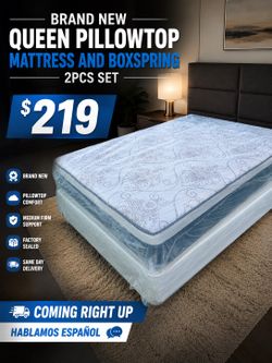 🟢NEW PILLOWTOP SET $219