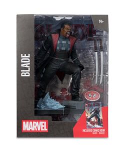 Marvel - 1:6 Scale Blade Collection Scene Red Platinum edition (Blade #1) - McFarlane Toys
