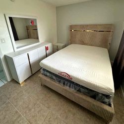 Brand New Queen Complete Bedroom Set Only $699- Finance Available No Credit Needed 