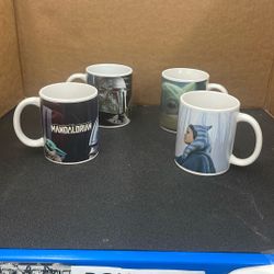 Mandalorian Mugs. Item No 594 (Shopgoodwill)