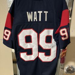 Houston Texans JJ Watt Jersey Autographed Jersey