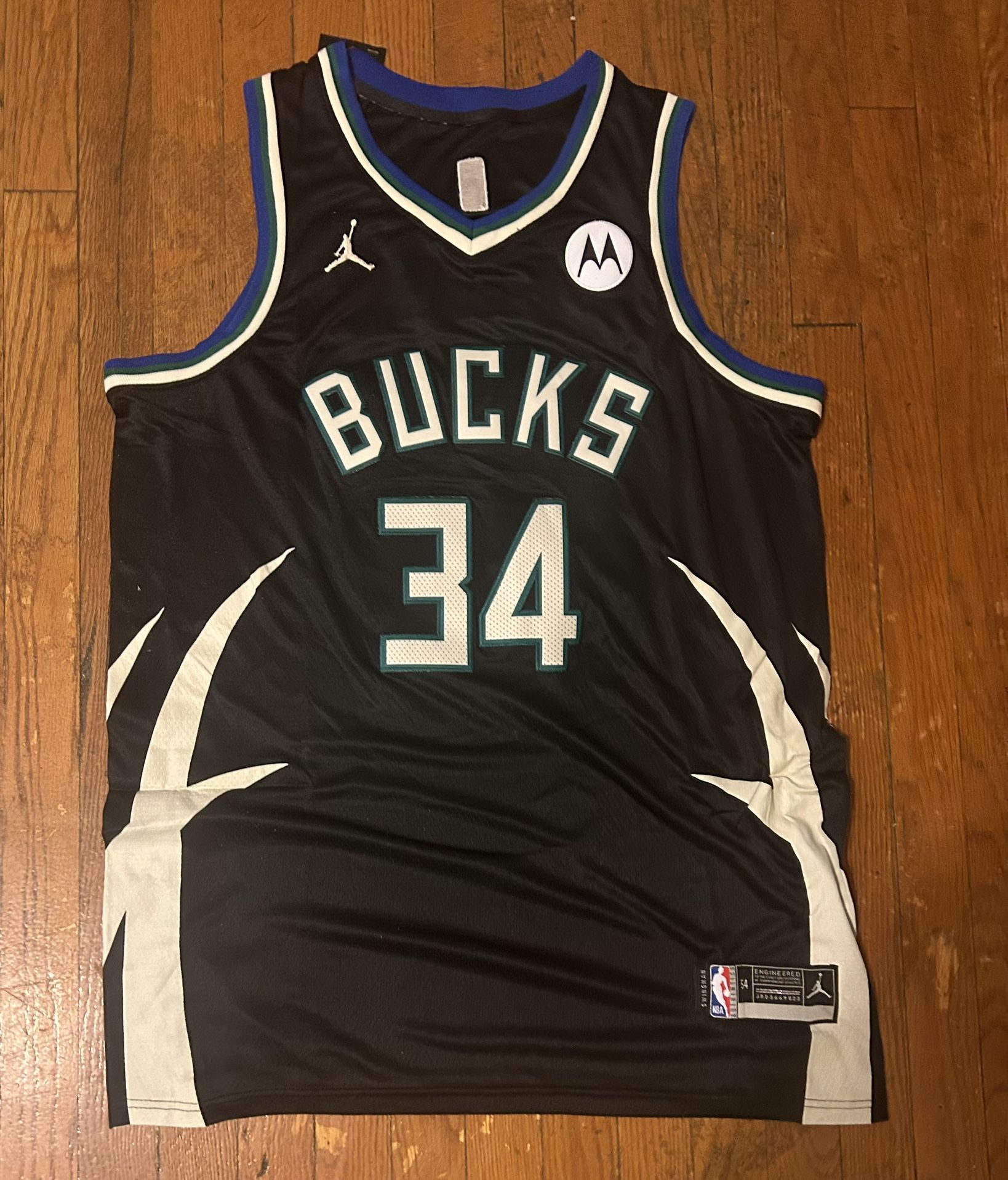 Basketball Bucks #34 Men’s Giannis Jersey Sz 54
