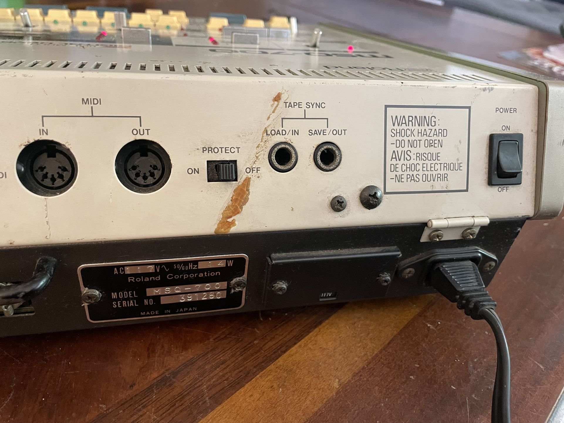 rare Roland MSQ-700 Multitrack Digital Keyboard Recorder Sequencer, Vintage DCB read”!