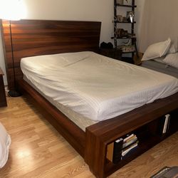 Queen Bed frame And Bedroom Set