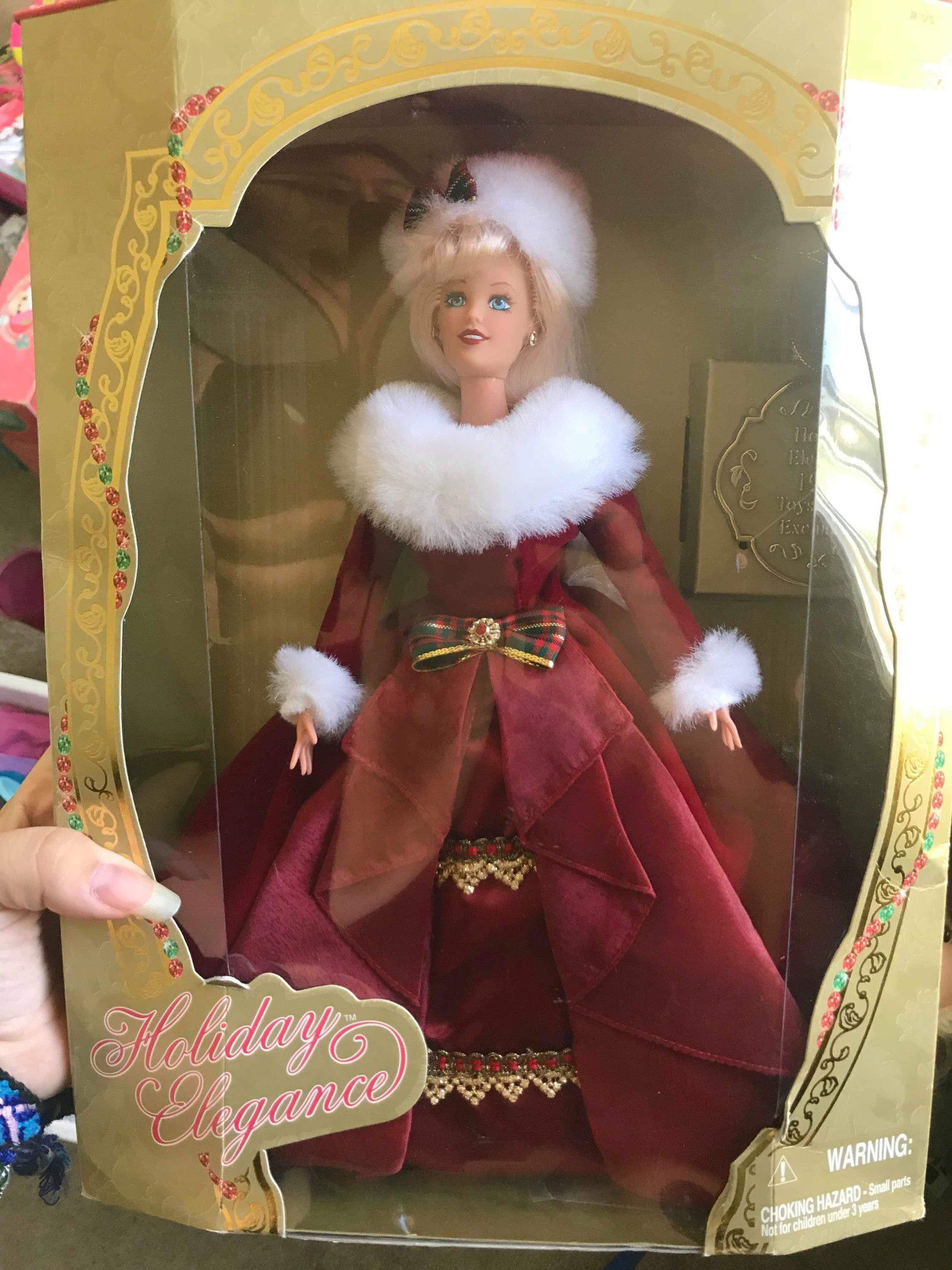 New holiday elegance barbie