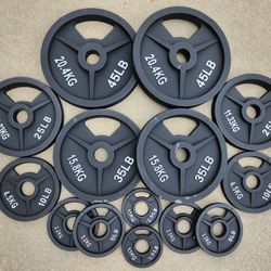 Single Grip Olympic Weight Plate Set