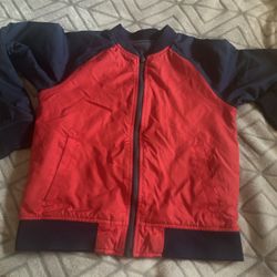 Old Navy Bomber Jacket Size 8 Like New Reversible