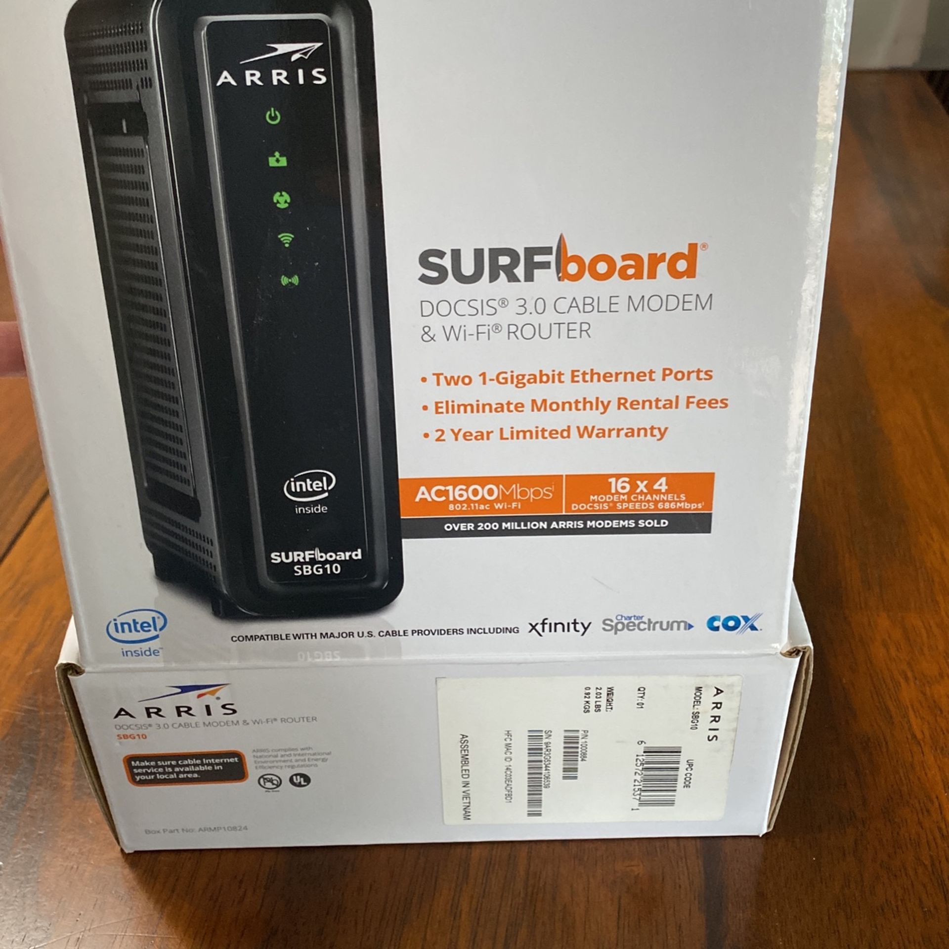 Cable Model And Wifi Router