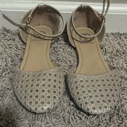 Girls Gold Dress Shoes 