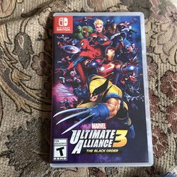 Switch game marvel ultimate alliance 3