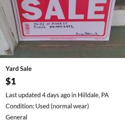 Yard Sale 