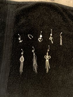 Rhinestone bellybutton rings