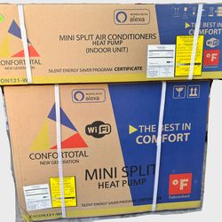 Mini split with WiFi & compatible with Alexa  110v cool and Heat CONFORTOTAL BRAND
