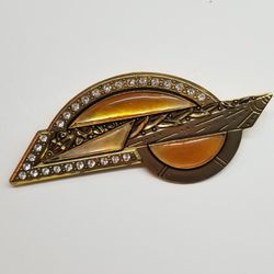 Monumental Art Deco Pin
