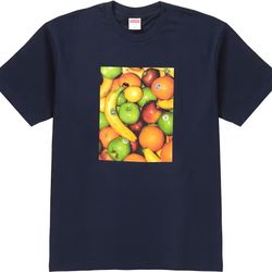 Supreme Fruits Tee Navy Medium SS19