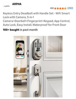 NEW ARPHA KEYLESS ENTRY DEADBOLT