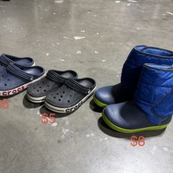 •	Kids’ size 13 shoes