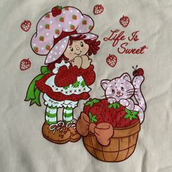 Box Lunch Strawberry Shortcake Pink Crewneck 