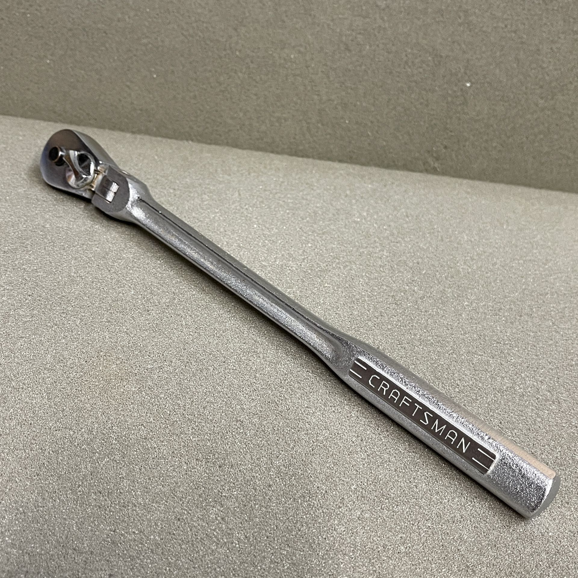 Craftsman 3/8" Drive Flex-Head Ratchet -V- 42793 Quick Release Swivel Head -USA-