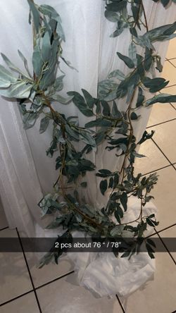 Long leaves garland