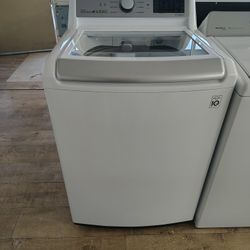 LG  Top Glass  Washer Heavy Duty Super Larga Capacity In Excellent Working Condition 