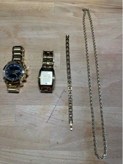 GOLD WATCHES JEWLERY