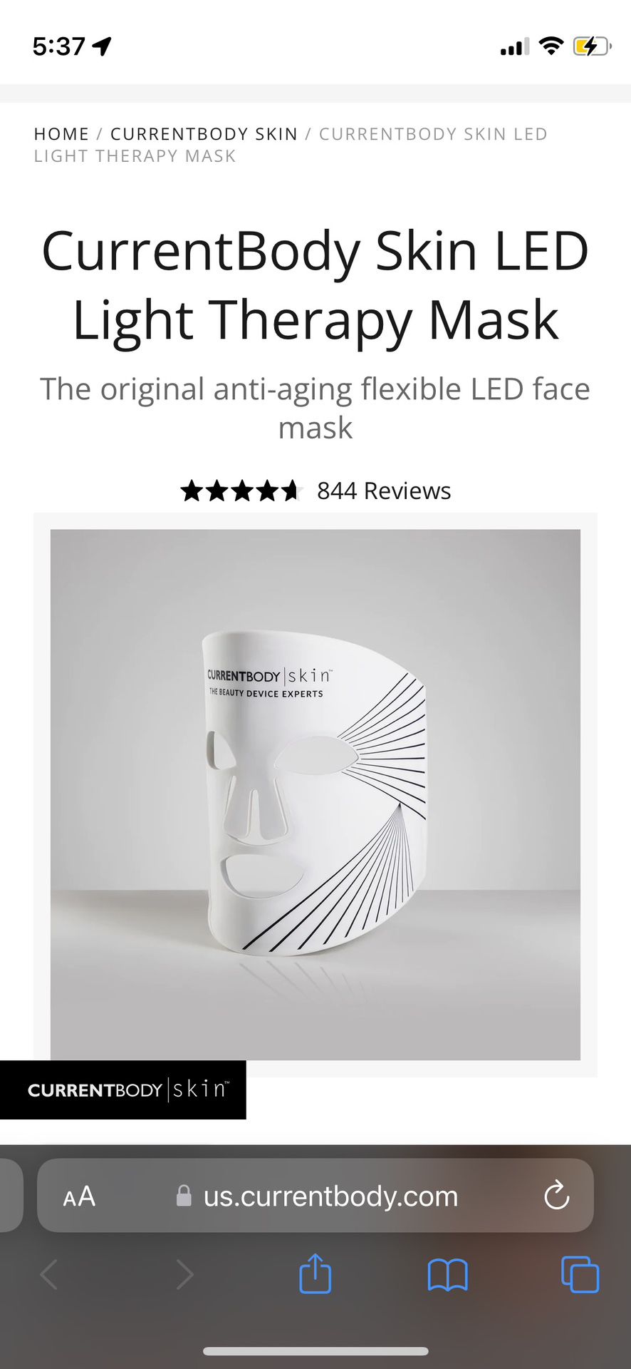 Anti-aging Flexible LED Face Mask