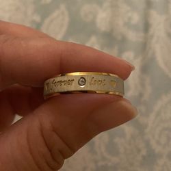 Forever Love ❤️ Wedding Band Size 10
