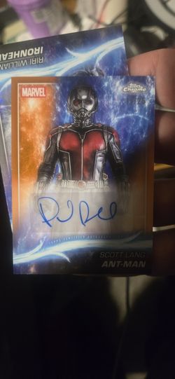 Topps Chrome Marvel Studios Ant-man Paul Rudd Autograph Parallel Auto AA-PR Orange NM