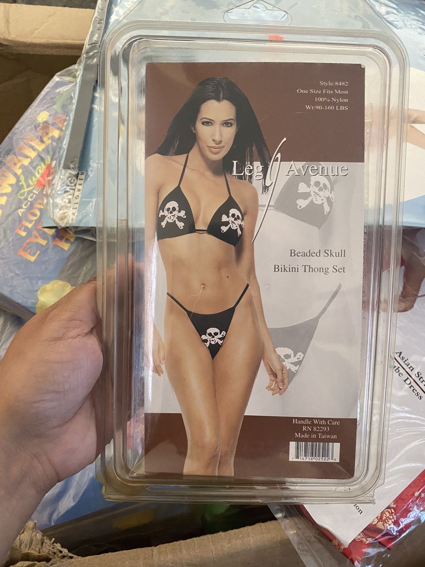 New, Leg Avenue Beaded Bathing Suit Bikini