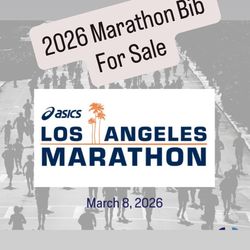 2026 LA Marathon Bib