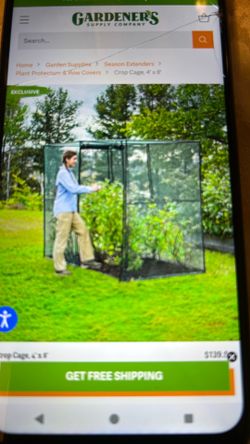 Large crop cage