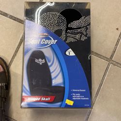 Auto Seat Cover One Pc Fits Seat With Built/in Or Adjustable Headrests 