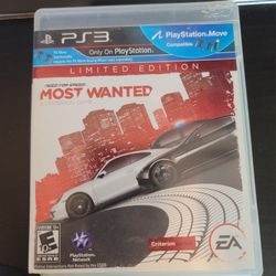 PS3 Limited Edition Need For Speed Most Wanted