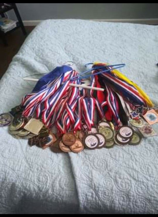 Medals And Trophies Gymnastic Various