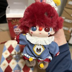 AUTHENTIC Popmart Why So Serious Dimoo Flame Clown Vinyl Plush Pendant