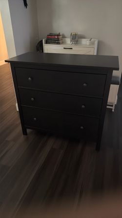 black dresser