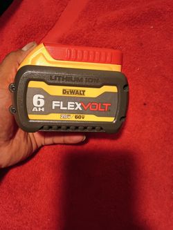 60 volt DeWalt 6.0 battery $$120