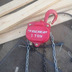 Fischer 1 Ton Chain Hoist