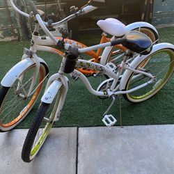 beach cruiser bike 24” Green Color in good condition