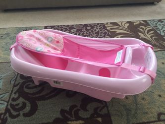 Pink infant bath